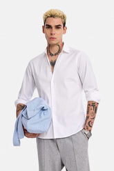 SNITCH Classic Pearl Poplin Shirt