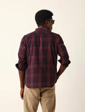 BEAR HOUSE Merlot Plaid Classic Shirt