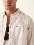 BEAR HOUSE Natural Texture Shirt