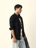 BEAR HOUSE Midnight Windowpane Shirt