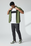Turbo Edged Olive Green Premium Sneakers