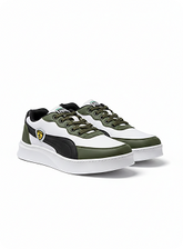 Turbo Edged Olive Green Premium Sneakers