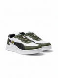 Turbo Edged Olive Green Premium Sneakers