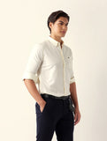 BEAR HOUSE Soft Vanilla Button-Down Shirt