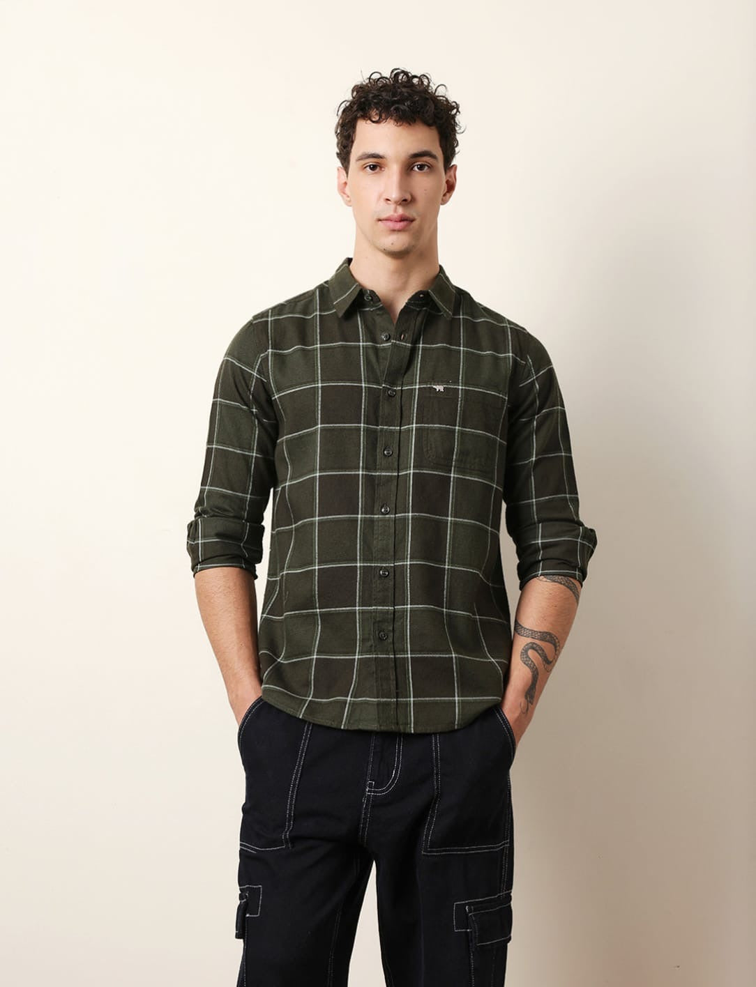BEAR HOUSE Milano Grid Shirt