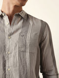 BEAR HOUSE Grey Riviera Stripe Shirt
