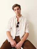 BEAR HOUSE Natural Texture Shirt