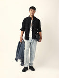BEAR HOUSE Midnight Windowpane Shirt