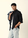 BEAR HOUSE Midnight Windowpane Shirt