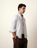 BEAR HOUSE Canvas Grid Shirt