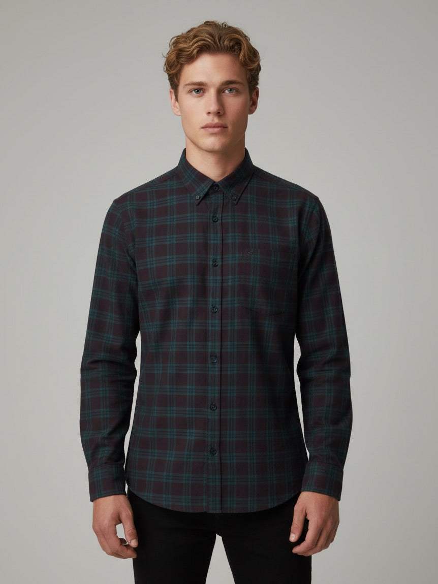 BRITISH CLUB Spruce Weave Shirt
