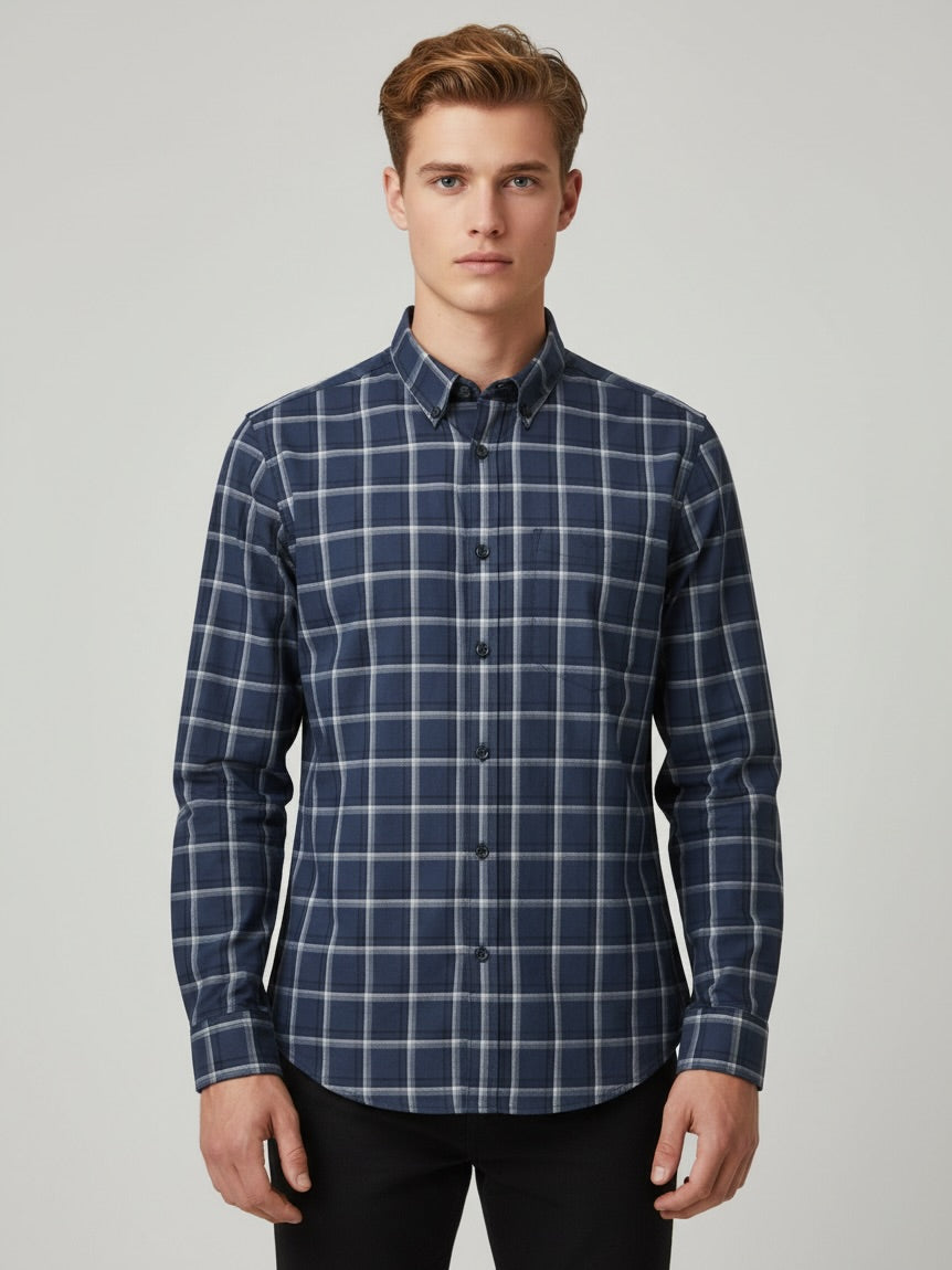 BRITISH CLUB Spruce Weave Shirt
