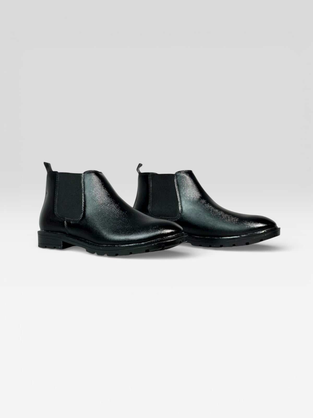Sleek Black Premium Chelsea Boots