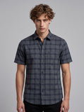 CITRUS Slate Indigo Madras Shirt
