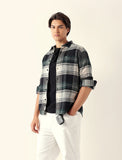 BEAR HOUSE Cascade Green Checked Flannel Shirt