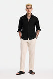 SNITCH Jet Black Riviera Shirt