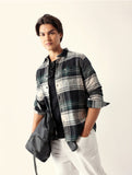 BEAR HOUSE Cascade Green Checked Flannel Shirt